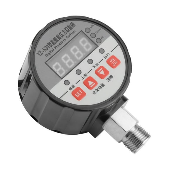 0-2Mpa Digital LED Pressure Controller, 20V Pressure Switch Controller 0.5%FS Accuracy For Water Pump ,Digitally Adjustable