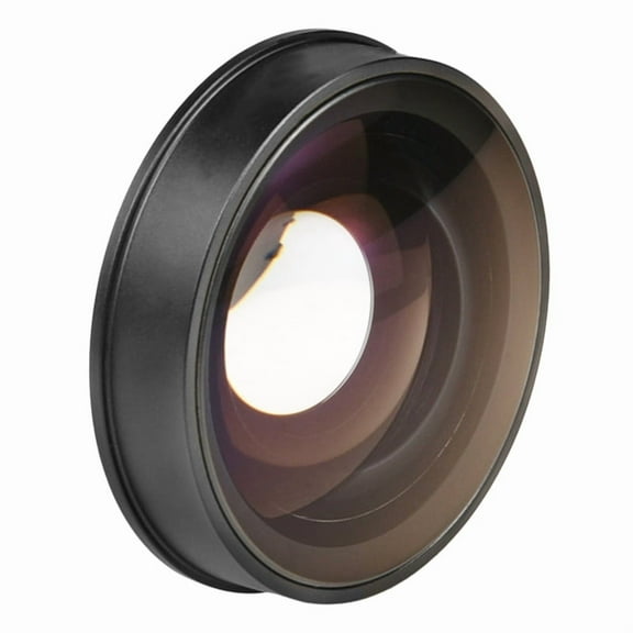 0.2X Fisheye Ultra Wide Angle 37MM Video Lens with Adapter for Camcorder