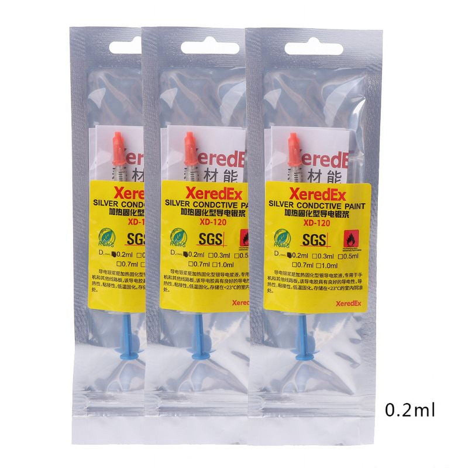 0.2ml Silver Conductive Glue Wire Electrically Paste Adhesive PCB Board