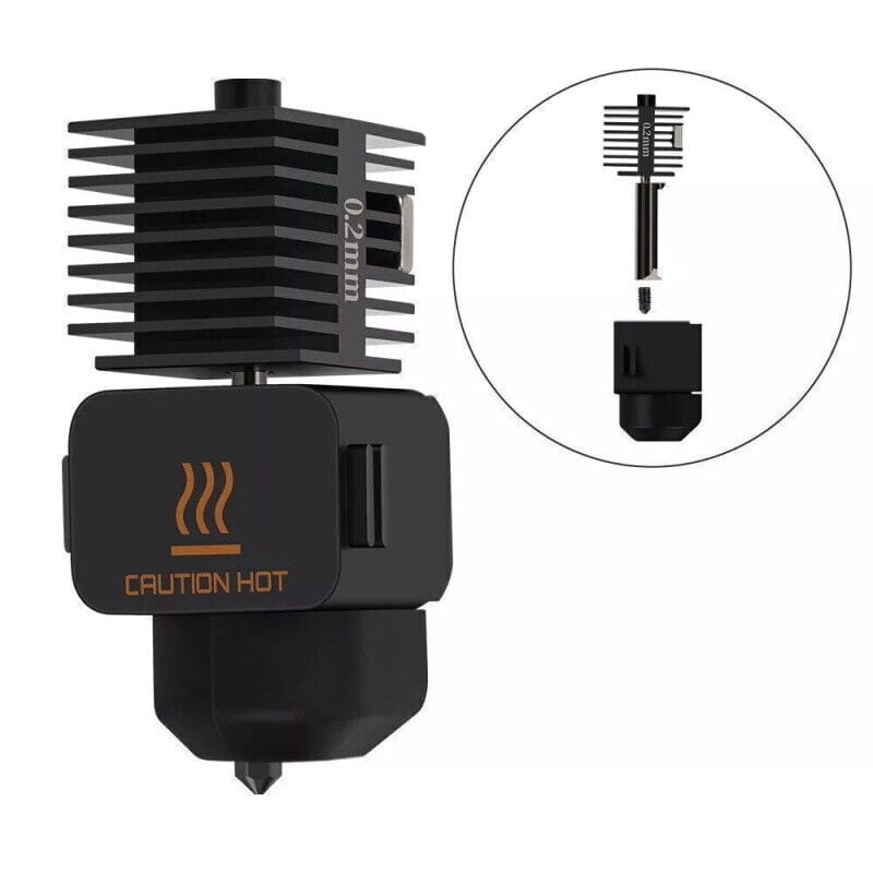 0.2mm-0.8mm Hardened Steel Nozzle Hotend Kit for Bambu Lab A1 Mini