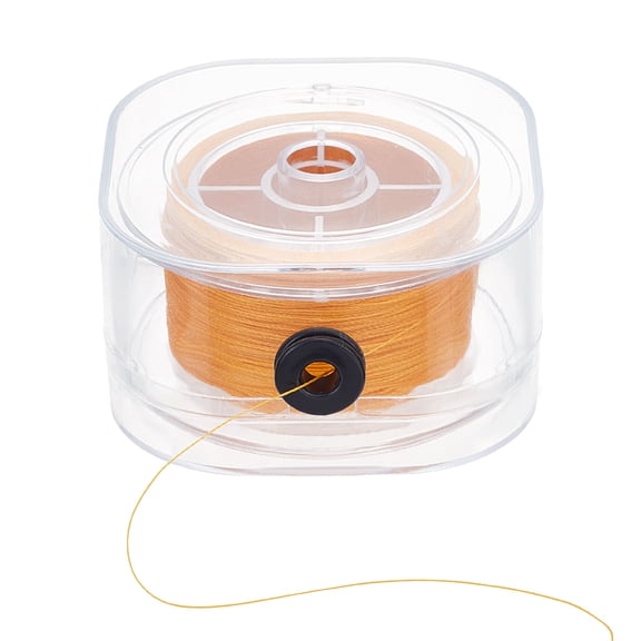 0.2mm Beading Thread 218yards Waxed Cotton Thread String for Seed Beads Sewing Thread Non-Elastic Thread Cord with Organizing Case for Beading for DIY