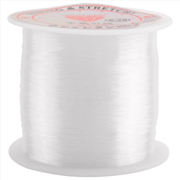 0.2mm Diameter Clear Nylon Fish Fishing Line Spool Beading String y22617