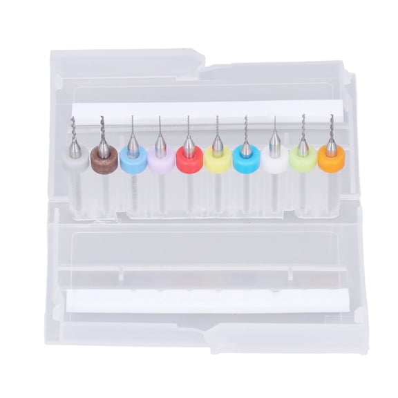 0.3,1.2mm Tungsten Carbide Drill Bit Set, Fast Drilling for PCB, Metal, Plastics Jewelry