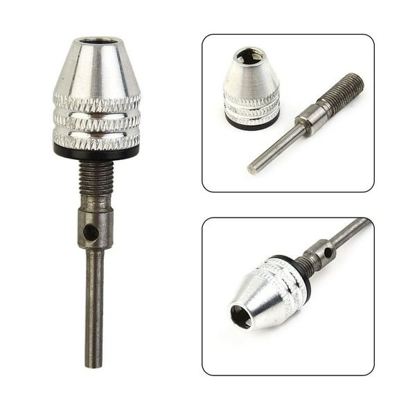 0.3-4mm Keyless Drill Bit Chuck Adapter Screwdriver Convertor Fit For Tool