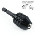 thumbnail image 1 of 0.3-8mm Keyless Drill Chuck Screwdriver Driver Adapter 1/4" Hex Shank, 1 of 7