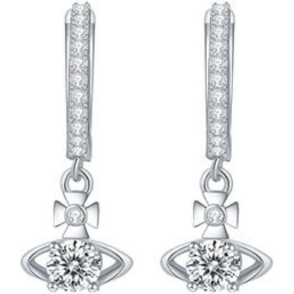 0.3 Carat Moissanite Earrings for Women 925 Sterling Silver Diamond Drop Earrings Bride Earrings for Wedding Lab Created Diamond Earrings