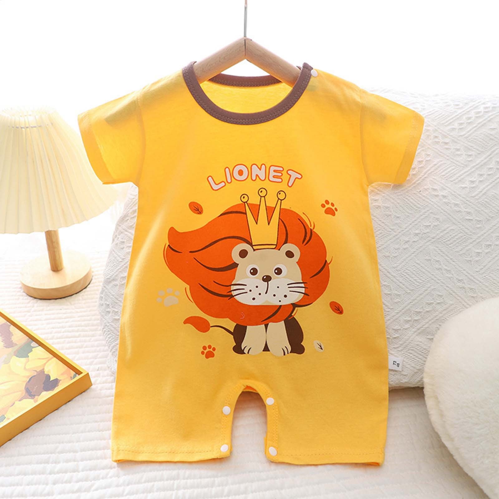 Summer Infant Baby Boys Girls Romper Summer Jumpsu... - Grandado