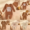 thumbnail image 1 of 0-3 Months Newborn Baby Girl Boy Knitted Long Sleeve Romper Jumpsuit Bodysuit Hat Fall Clothes Newborn Cotton Button Climbing Suit, 1 of 7