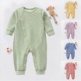 thumbnail image 1 of 0-3 Months Newborn BabySleep Play Footed Sleeper Long Sleeve Pyjamas Baby Up Sleepsuit Baby Footed Pajam One-Piece Romper Newborn Pajamas, 1 of 6