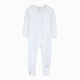 thumbnail image 1 of 0-3 Months Newborn Footed Long Sleeve Baby Pajamas With Zipper Infant Sleepers Bodysuit Newborn Pajamas, 1 of 9