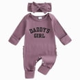 thumbnail image 1 of 0-3 Months Newborn Preemie Infant Baby Bodysuit Romper Bodysuit Newborn Baby Boy Easter Outfit Church Romper Loves Me Jumpsuit Cute Baptism Outfit Purple Bodysuit Baby Fall Winter Gift, 1 of 7