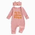 thumbnail image 1 of 0-3 Months Newborn Preemie One-Piece Jumpsuit My First Halloween Baby Girl Outfit Mamas Long Sleeve Romper Jumpsuit Girl Outfits Clothes Red Rompers Baby Gift, 1 of 8