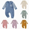 thumbnail image 1 of 0-3 Months Preemie Boys Romper Warm Print Romper Toddler Crawling Clothes Newborn Baby Clothes 6-12 Months 12-24 Months, 1 of 5