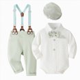 thumbnail image 1 of 0-3 Months Toddler Boy Girl Sweatshirt Pullover Fall Boy Winter Outfits Long Sleeve Pants Clothes Set Sweatsuits Dailywear Set 12-24 Months 2T 3T 4T 5T,Light Green, 1 of 5