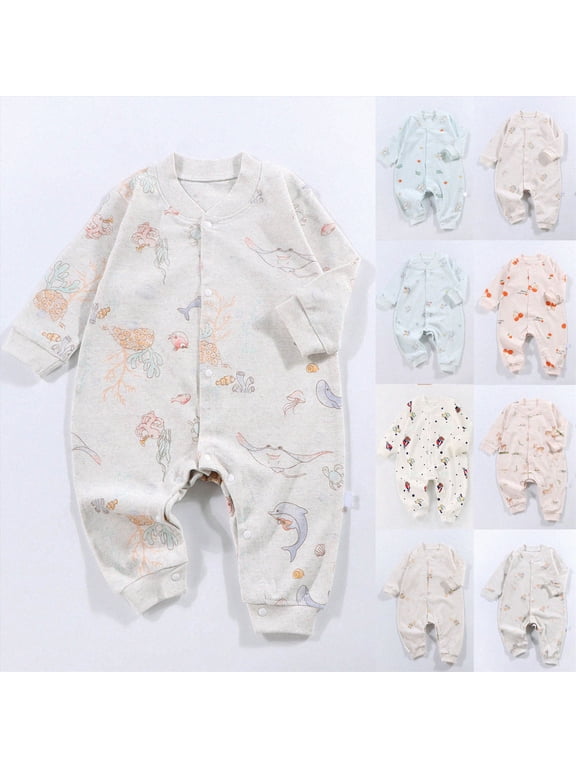 0-3 Preemie Sleep & Play One-Piece Bodysuit Baby And Winter Clothing Baby Crawling Long Sleeve Romper Long Sleeve Sleeper Jumpsuit Light Blue Newborn Gift