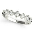 thumbnail image 1 of 0.30 Carat Diamond Milgrained Wedding Band In 10K Solid Rose, White & Yellow Gold, 1 of 1