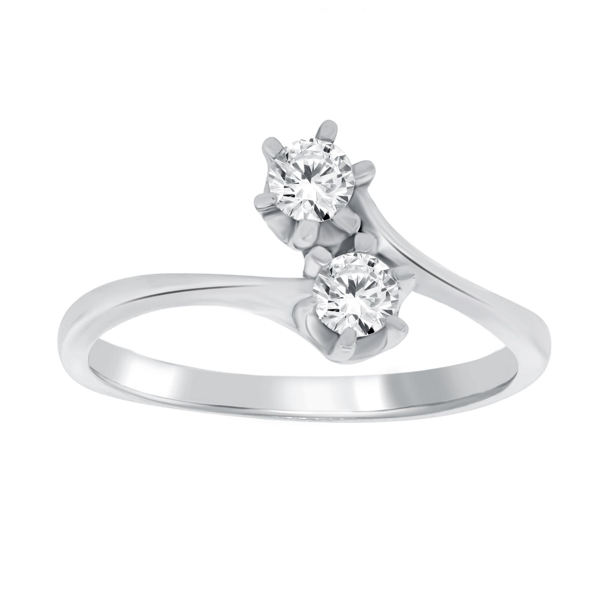 30 ct Heart Shape Diamond Rose Gold Super Stackable Ring | Lauren B Jewelry