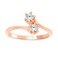 thumbnail image 1 of 0.30 Carat Diamond Sparkly Wedding Engagement Ring In 10K Solid Rose,Yellow & White Gold, 1 of 3