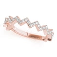 thumbnail image 1 of 0.30 Ct. Diamond Faceted Wedding Band In 10K Solid White, Yellow & Rose Gold, 1 of 1