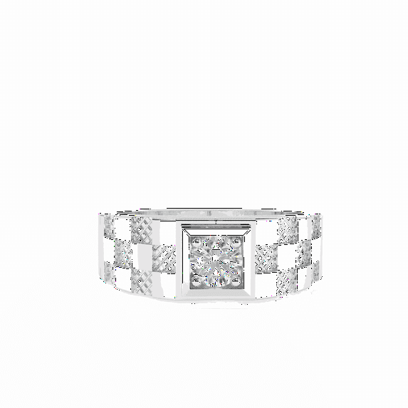 0.30 TCW Lab Grown Diamond Round Cut Solitaire Engagement Ring 14K White Gold