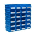0.301Gal. Stacking, Hanging, Interlocking Polypropylene Storage Bin in