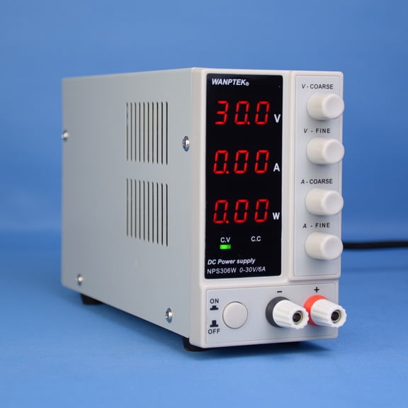 PEAKORA0-30V 0-6A Lab DC Bench Power Supply Variable Linear Adjustable Power Supply US
