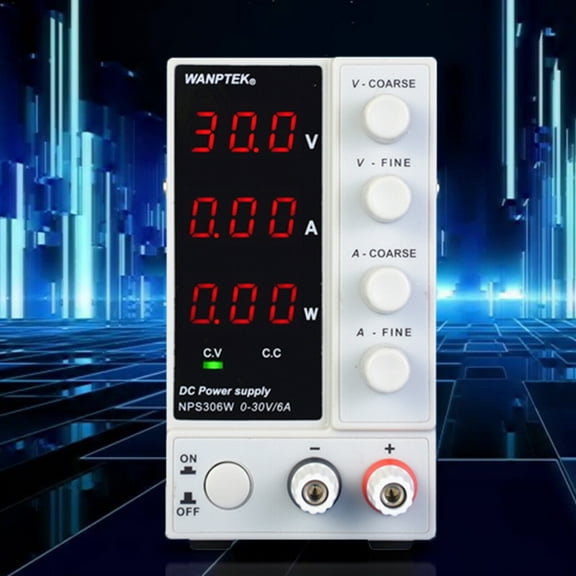 0-30V 0-6A Lab DC Bench Power Supply Variable Linear Adjustable Power Supply for Factories,Laboratories