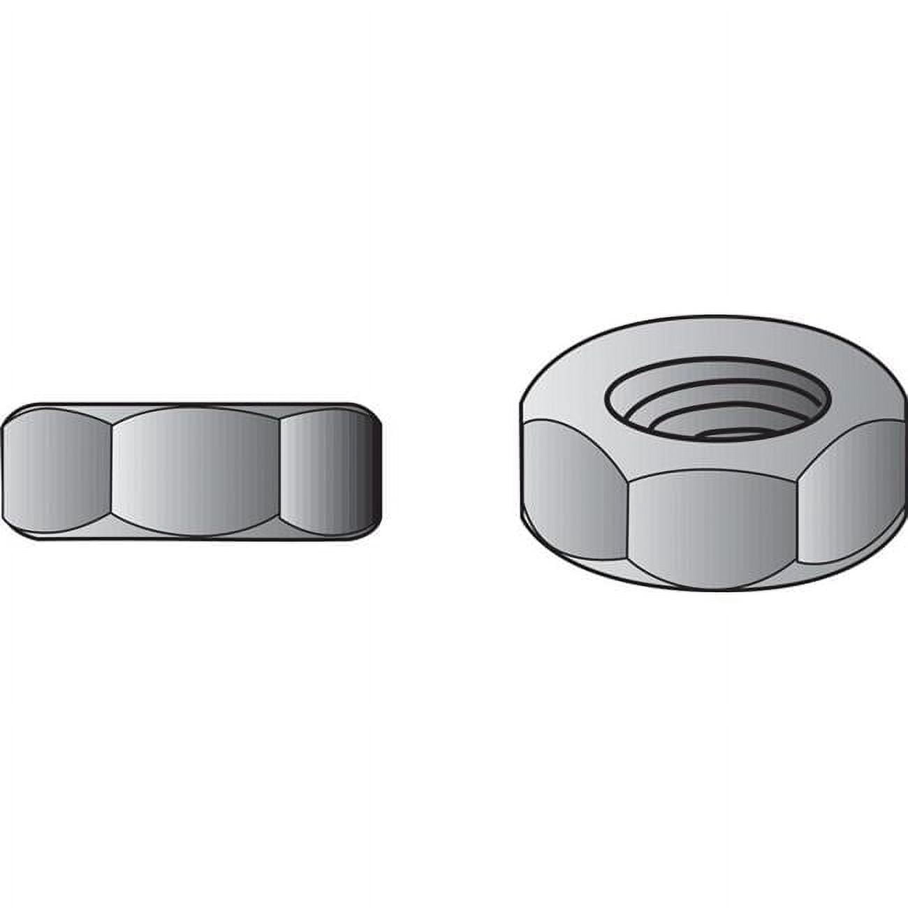 0.31-18 in. USS Hex Nut  Zinc