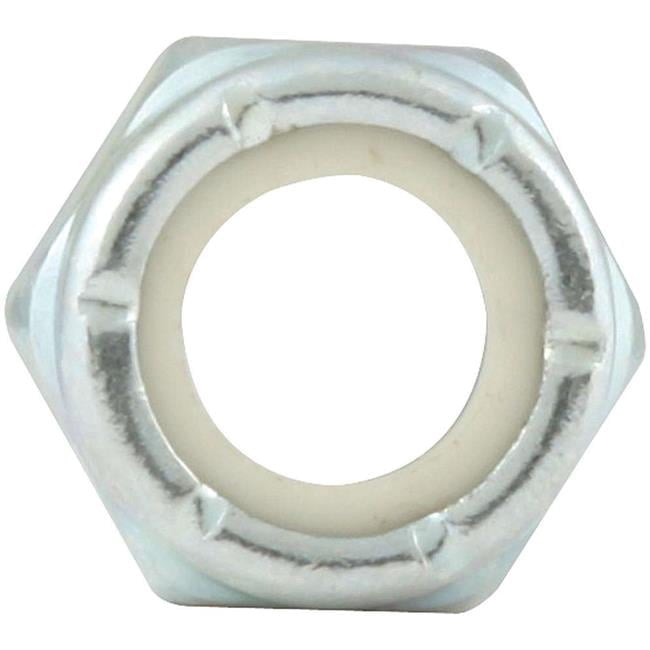 0.31 in. 24 Coarse Thread Thin Nylon Insert Nuts - Pack of 10
