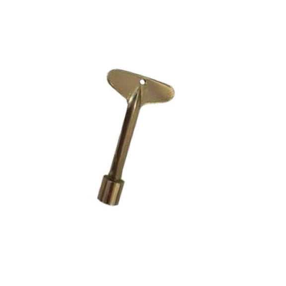 0.31 in. Gas Valve Key, Plated Brass
