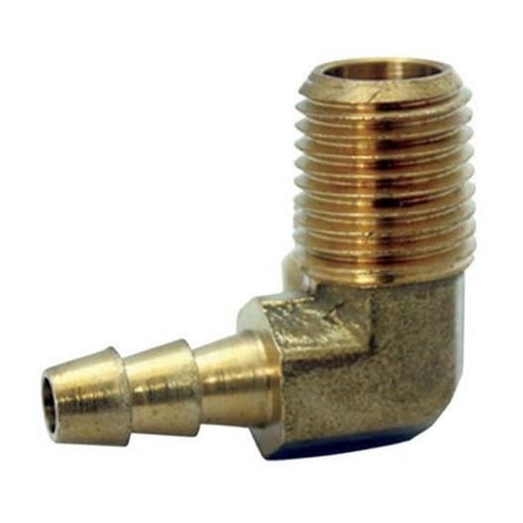 0.31 in. Hose Barb Elbow in Lead Free Yellow Brass - pack of 5