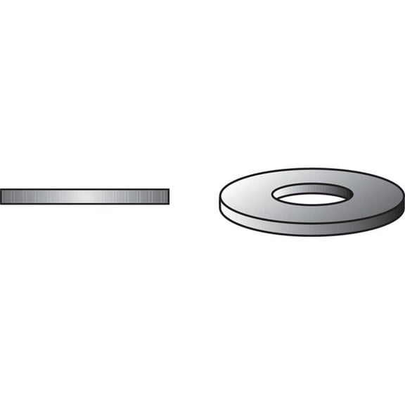 0.31 in. Hot Dipped Galvanized Steel USS Flat Washer, 100 per Pack