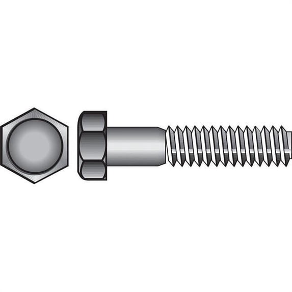 0.31 x 15.5 in. USS Hex Bolts Zinc