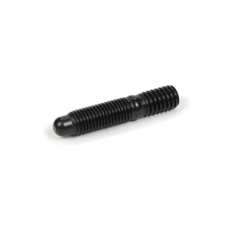 0.312 & 0.312 in. Universal Thread Stud with 1.625 in. Long & Broached - Black Oxide