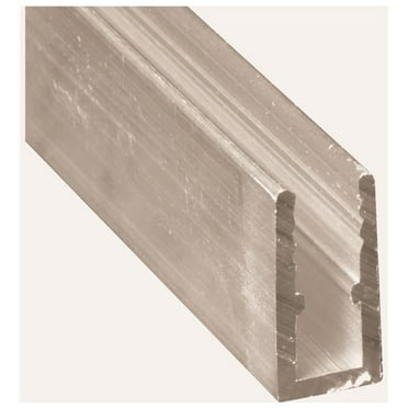 0.3125 x 94 in. Back Room Aluminum Window Frame, Mill