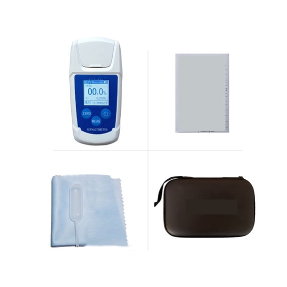0-32%-53% Digital Refractometer For Fruit Juice Beer Wine Drinks Sugar Content Measuring Instrument Sugar Meter Tester ,Portable