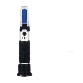0-32% Brix Refractometer ATC Hand Held Fruit Juice Brix Sugar Beer Optical Test Meter With The Retail Box ,Easy to Carry