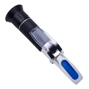 0~32% Brix Refractometer Handheld Sugar Concentration ATC Sweetness Tester Fruit Meter For Honey Vegetables With Box ,Easy to Use