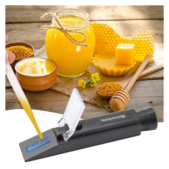 0-32% Refractometer Honey Jam Juice Sugar Meter Density Gauge ATC Sugar Concentration Tester ,Consistent Readings