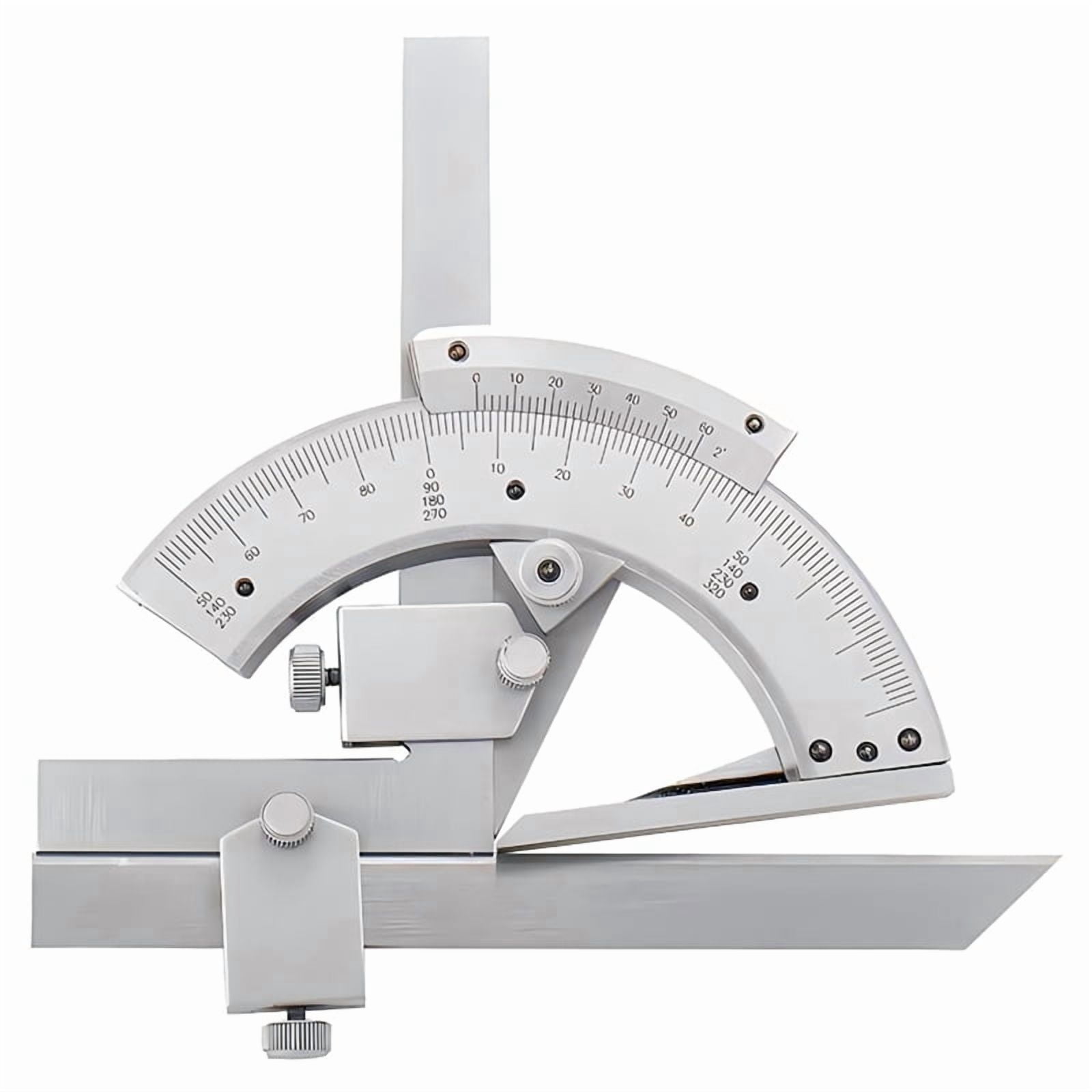0-320 Degree Vernier Angle Ruler with Storage Box Protractor Woodworking Measuring Ruler1 x Protractor