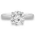 thumbnail image 1 of 0.33 CT Round Diamond Solitaire Engagement Ring in 14K White Gold - Size 3.5, 1 of 1