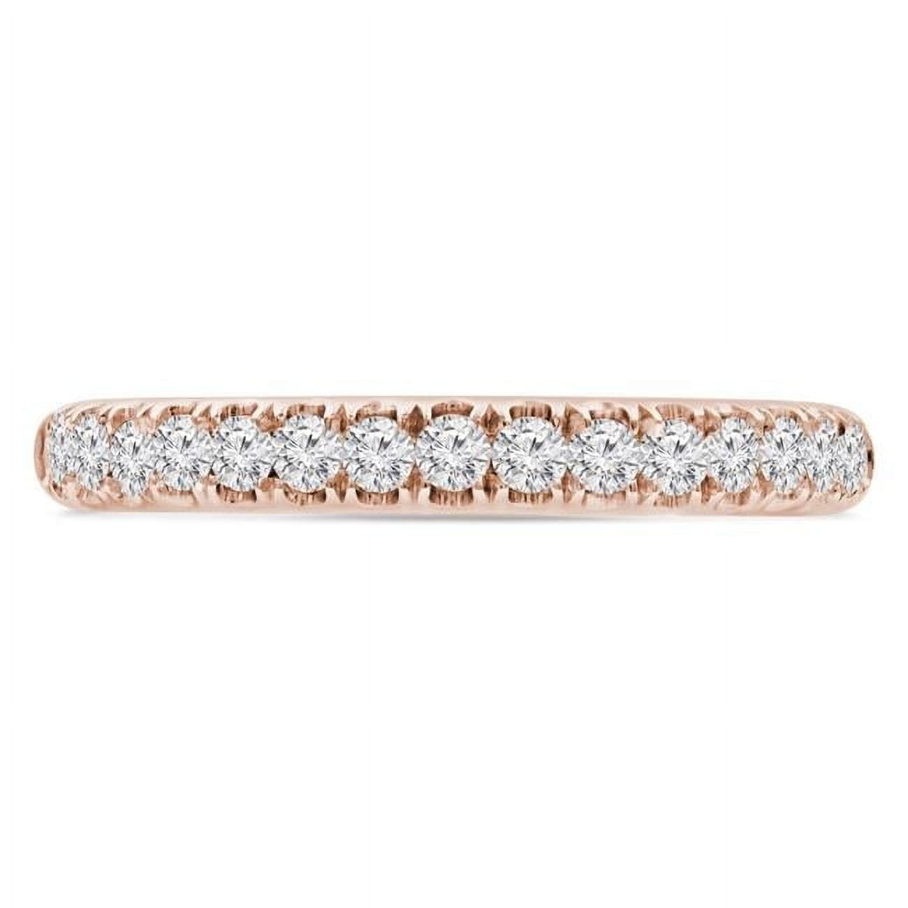 0.33 CTW Round Diamond Semi-Eternity Anniversary Wedding Band Ring in ...