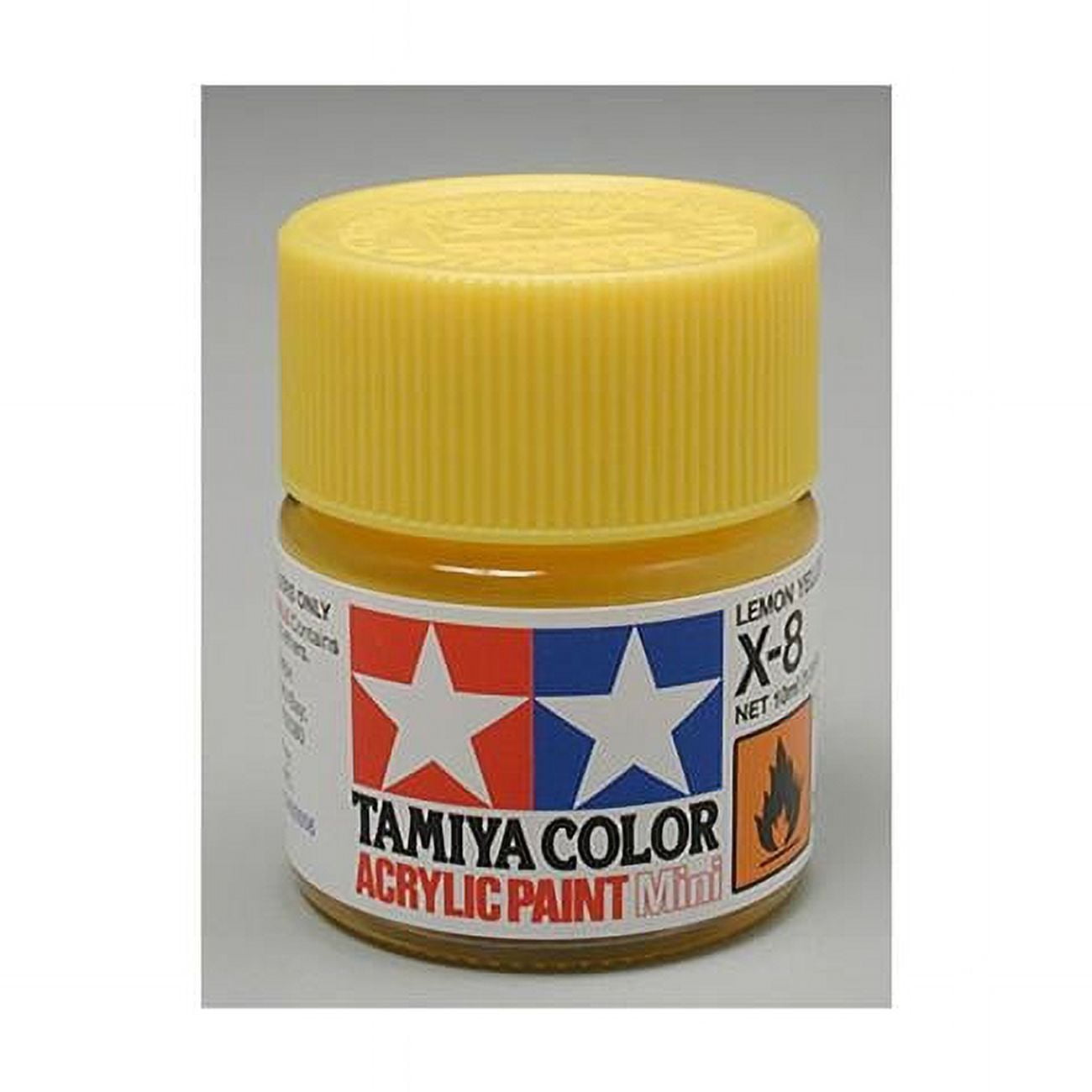 0.33 oz Tamiya Acrylic Mini Paint - Lemon Yellow
