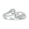 thumbnail image 1 of 0.35 Carat Diamond Engagement Delicate Ring In 10K Solid Rose, White & Yellow Gold, 1 of 2
