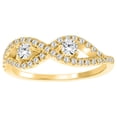 thumbnail image 1 of 0.35 Carat Diamond Latest Original Ring In 10K Solid Rose, White & Yellow Gold, 1 of 1