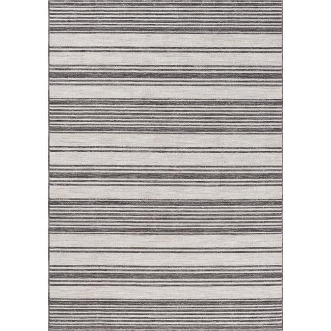 Winona 5' x 7' Ivory Wool and Synthetic Reversible Rug