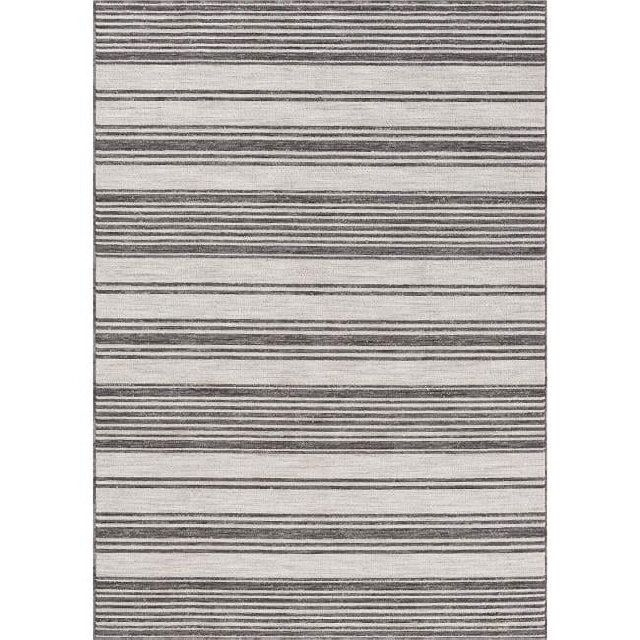 Winona 5' x 7' Ivory Wool and Synthetic Reversible Rug