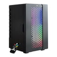 thumbnail image 1 of 10L/0.35Cu.ft Gaming Light Mini Fridge, Beverage Fridge, Wine cooler, for Cosmetic ,Drink, 9 Colors Light Modes, 1 of 9
