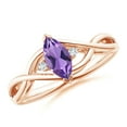 thumbnail image 1 of 0.35ct Marquise Cut Purple Amethyst Topaz Cocktail Ring 925 Sterling Silver Valentine Day Sale Jewelry Size:- 8.5, 1 of 4
