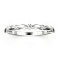 thumbnail image 1 of 0.35ct Round Cut Diamond Moissanite Wedding Band 18K White Gold Over Silver Ring, 1 of 4